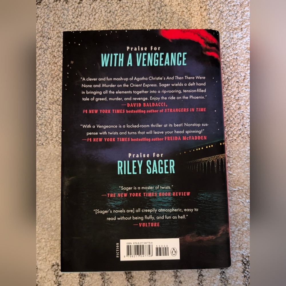 With a Vengeance by Riley Sager - Picture 3 of 5